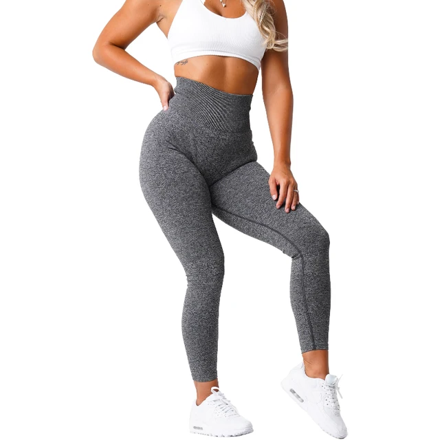 Women's Scrunch Bum Yoga Pants - Nylon Spandex Seamless Gym Tights