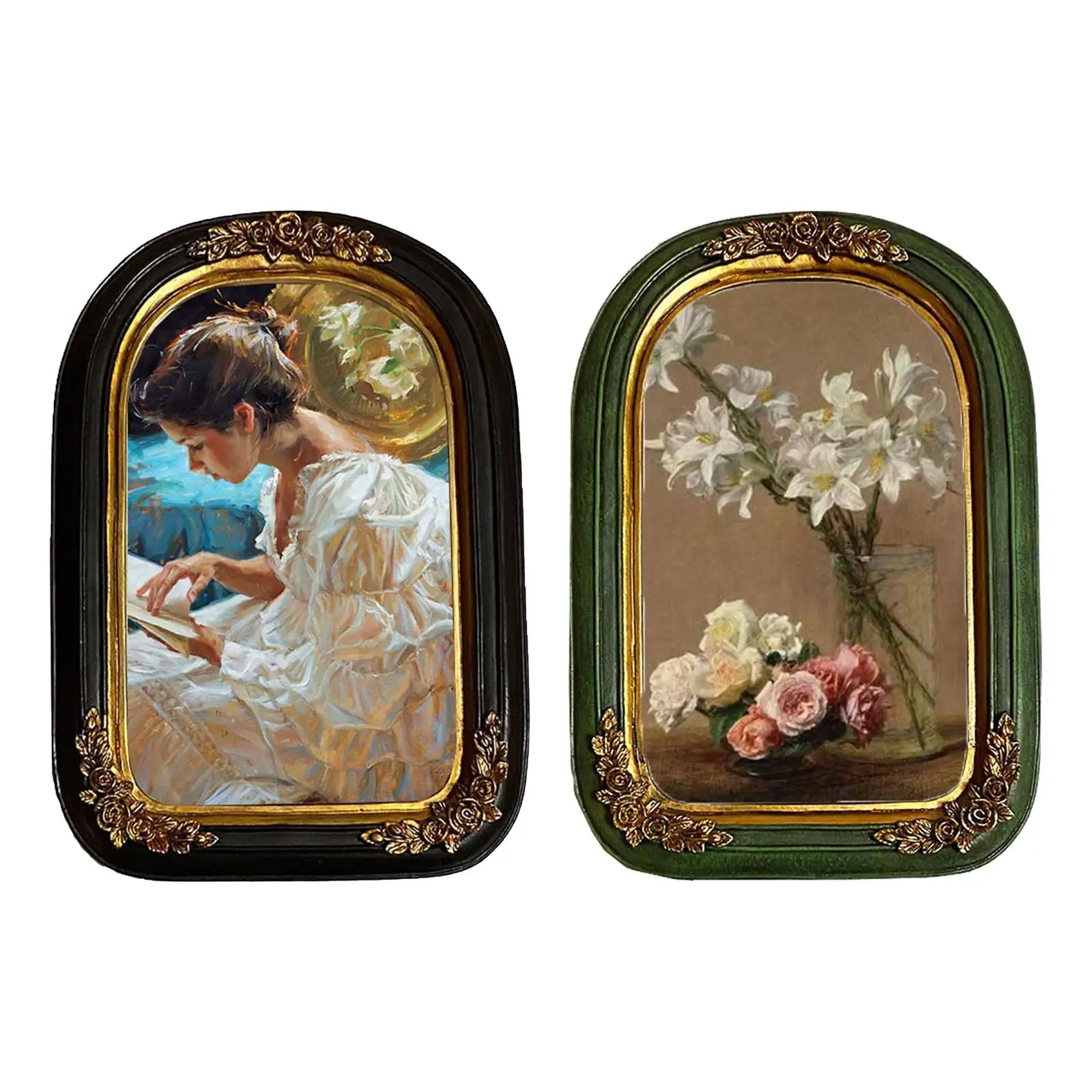 Photo Frame Resin Hanging Picture Holder For Office Living Room Decor
