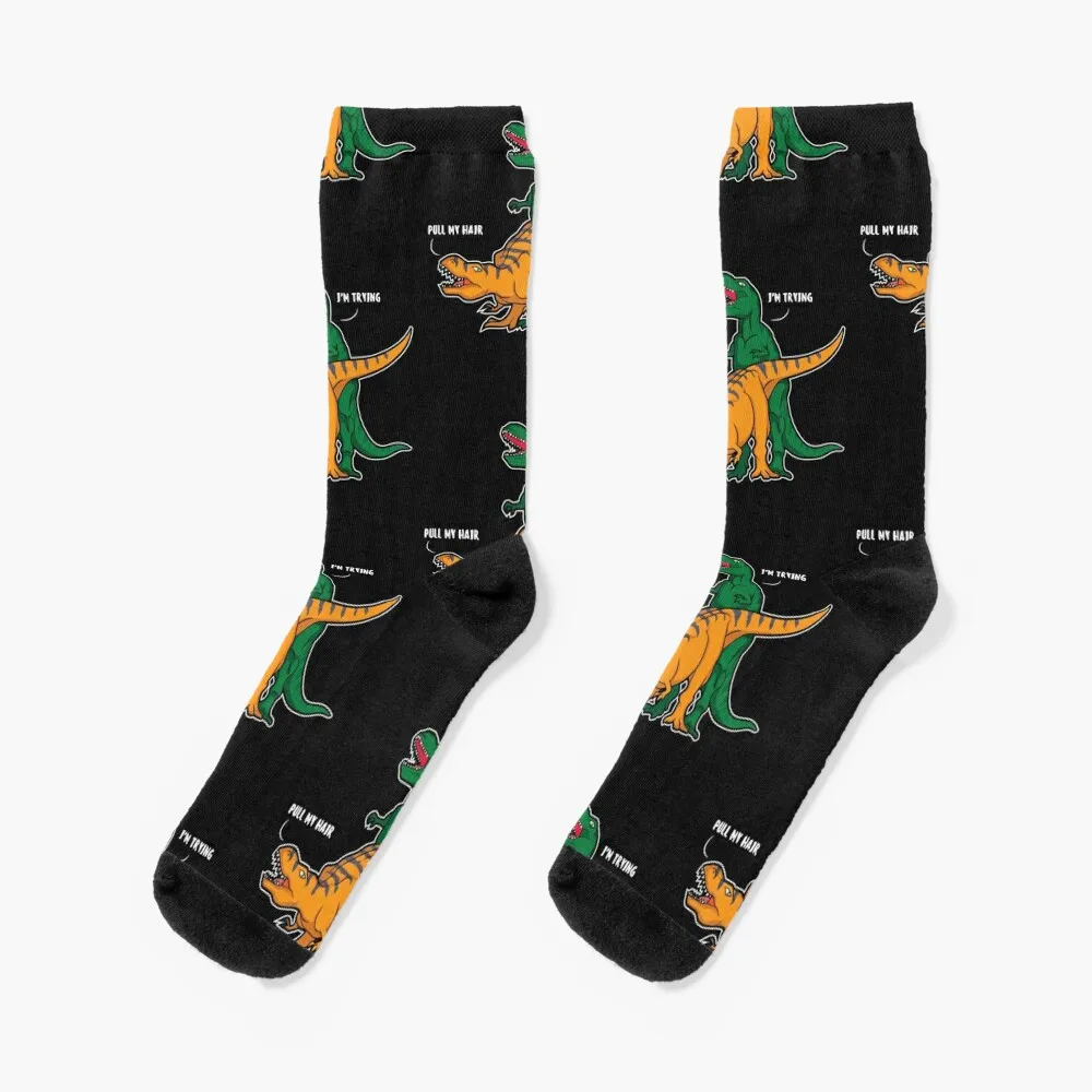 

T-Rex funny saying, dinosaur gift Socks floral anime crazy Girl'S Socks Men's