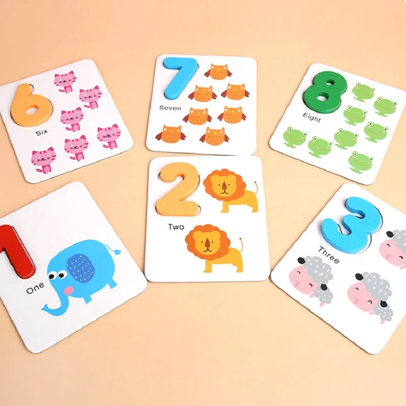1 Set Kids Math Toys Wooden Colorful Counting Sticks Calculate Game Children Number Cognition Learning Education Montessori Toys 5