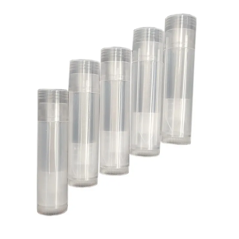 

100pcs/lPack Empty Clear Lip Blam Tubes Cosmetic Containers Transparent Lipstick tube lip Gloss tubes Free Shipping HZ01