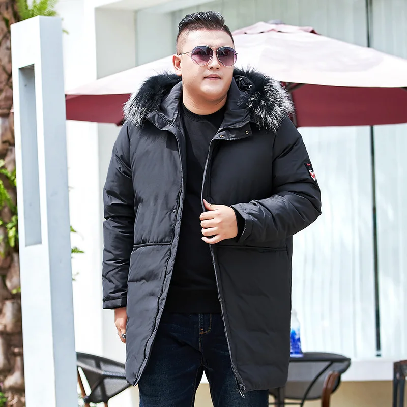 남성용 초대형 겨울 롱 코트, 두꺼운 캐주얼 다운 재킷, 플러스 사이즈 M-9XL, 10XL, 11XL, 12XL, 13XL, 고품질 패션, 신상