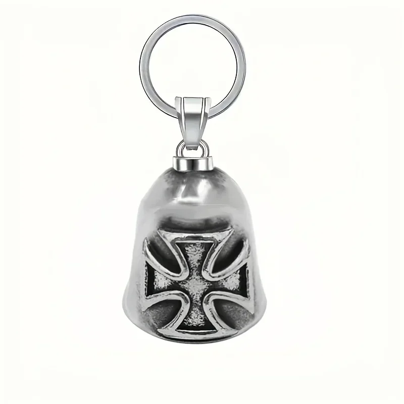 Lion King Pendant and Keychain with Uniquely Carved Bell - Retro Design