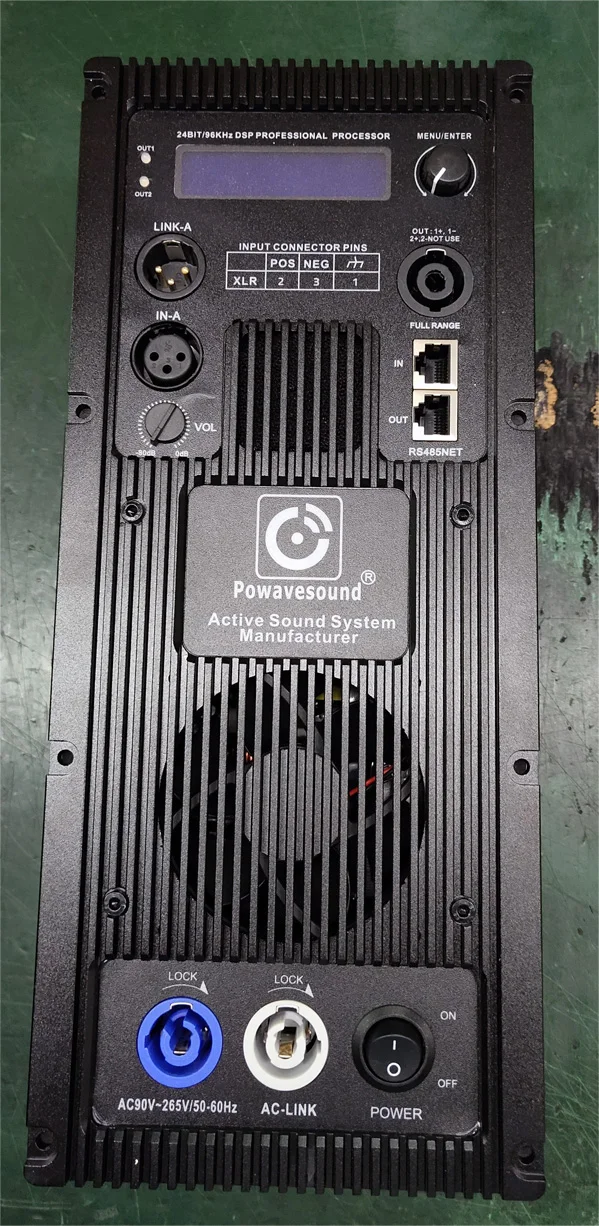 

Модуль усилителя громкоговорителя 2 way 2000W + 1000W Плата усилителя пластины DSP inside для профессиональной аудиосистемы линейного массива
