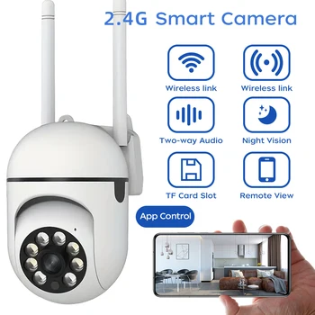 JOOAN 1080P Wifi IP Camera Auto Tracking 5X Zoom PTZ Security Camera Two-way Audio HD Night Color CCTV Surveillance 1