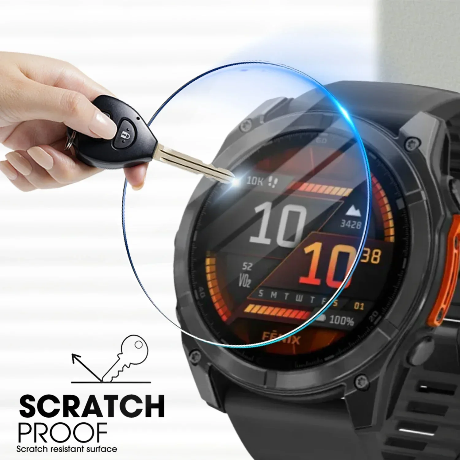 for Garmin Tactix 8 47MM 51MM Tempered Glass Smartwatch Screen Protectors HD Protective Films for Tactix8 47/51MM Accessories