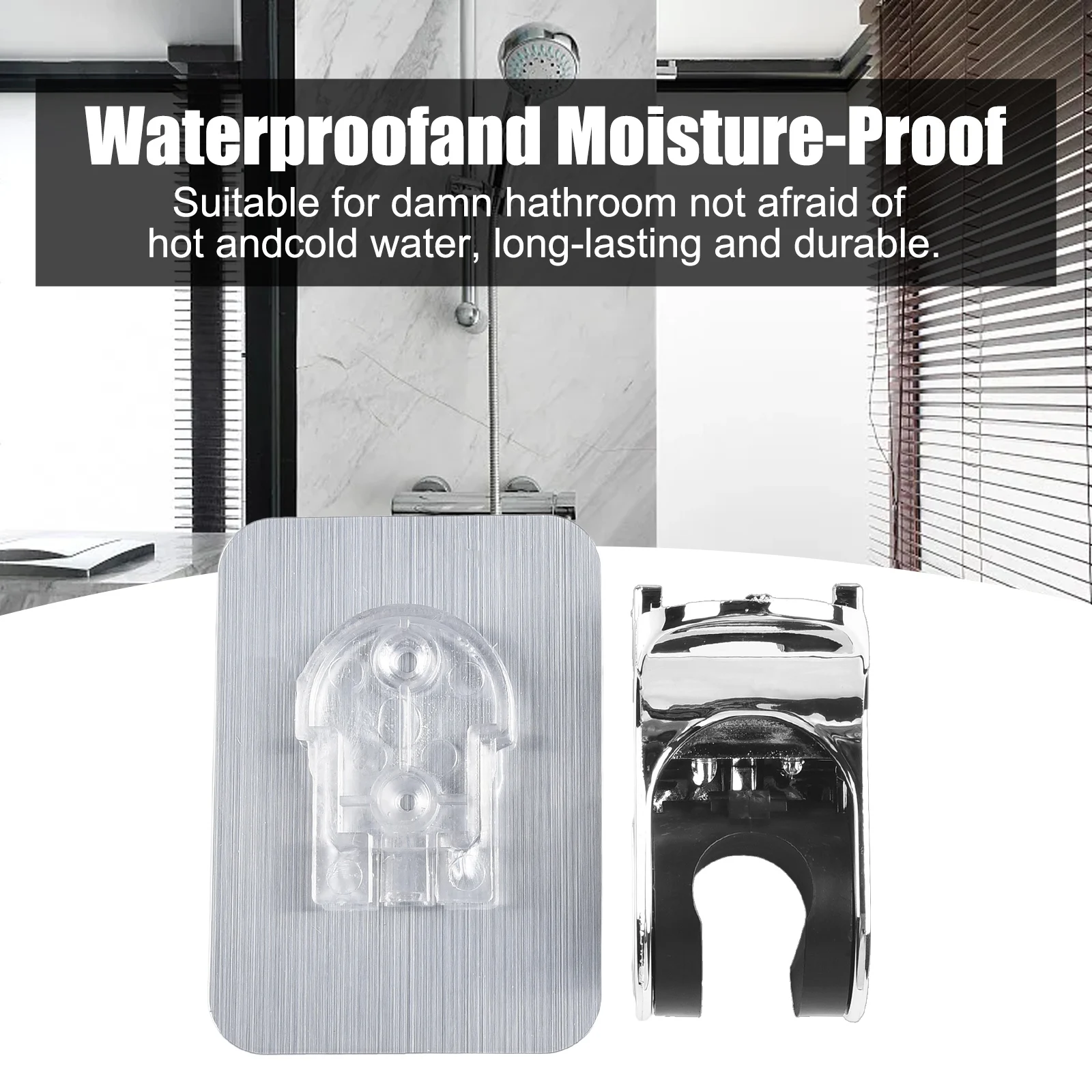 

Shower Holders Shower Bracket Bracket Bathroom Handset Holders Shower Head Wall Mount ABS Adjustable Durable.high Quality