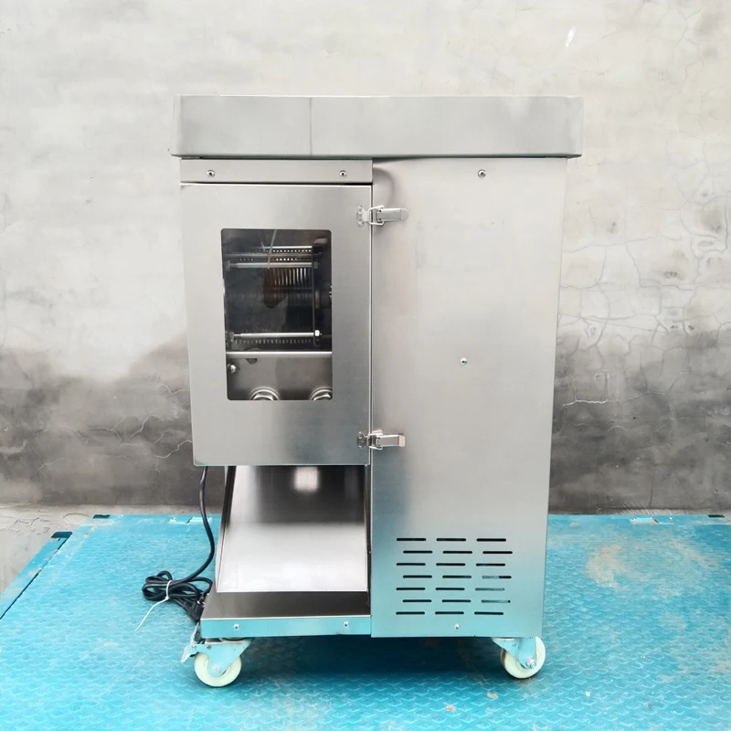 

PBOBP Commercial Meat Slicer Cube Mincing Machine Stainless Steel Flaky Cutting Electric Cutter 220V