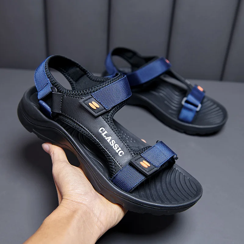 

Men Sandals Summer Leisure Beach Holiday Sandals Men Shoes 2023 New Outdoor Male Retro Comfortable Casual Sandals Men Sneakers