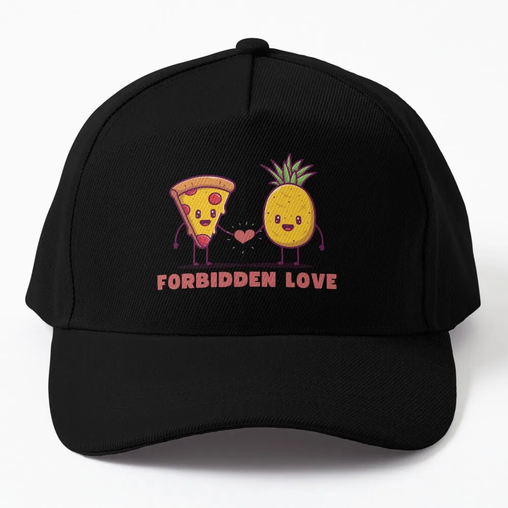 

Forbidden Love Pineapple Pizza Baseball Cap Sun Cap Golf Hat Man Uv Protection Solar Hat Gentleman Hat Caps For Men Women's