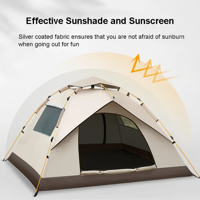 캠핑을 더욱 간편하고 편리하게 만드는 자동 개방 원터치 텐트