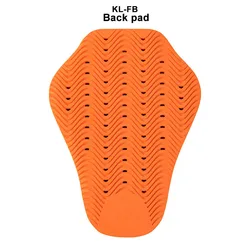 Enhanced Motorcycle Protective Gear - Soft, Wear - Resistant CE Insert Armor (Back pad)