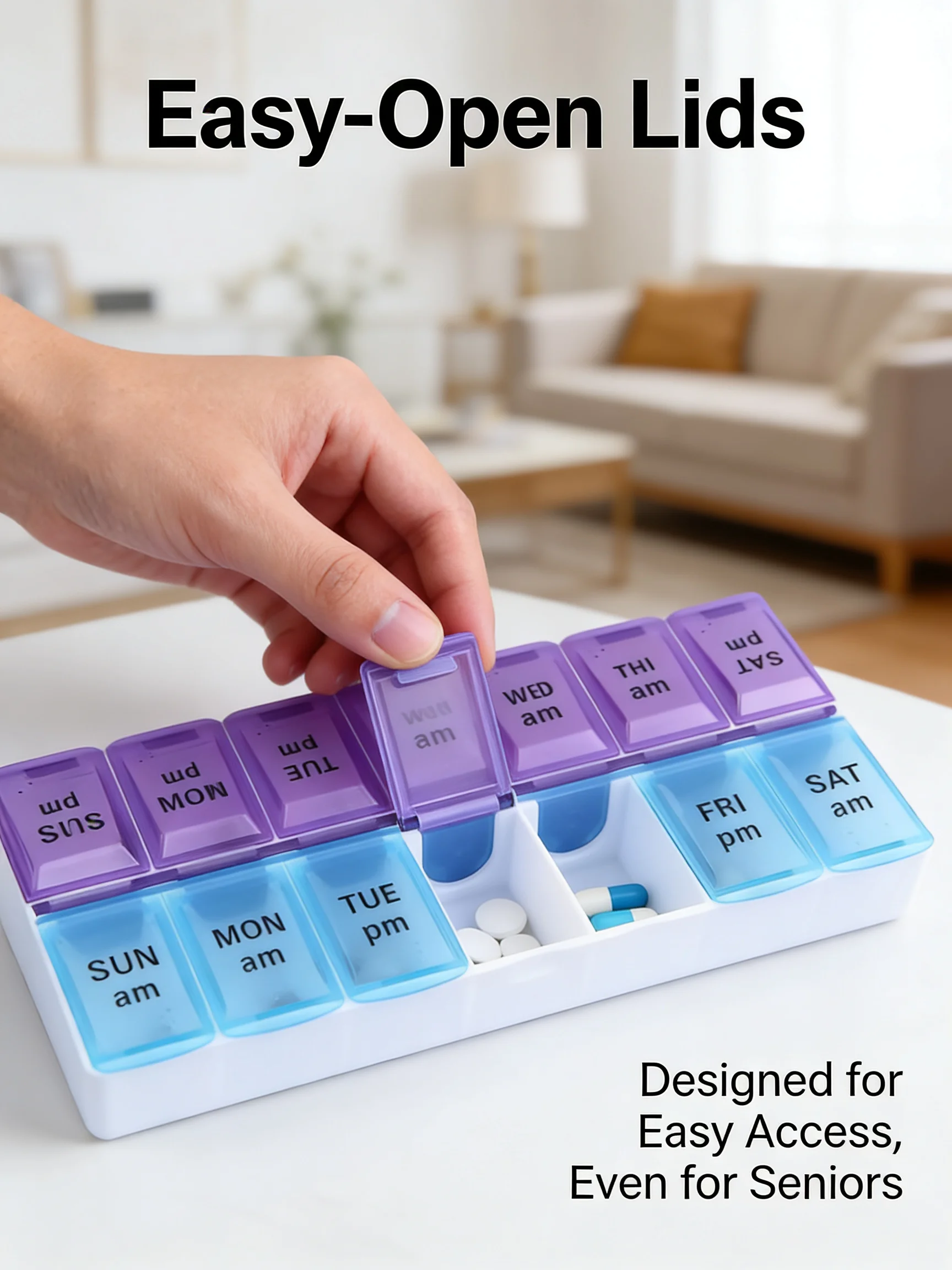 Moisture-Proof Pill Case