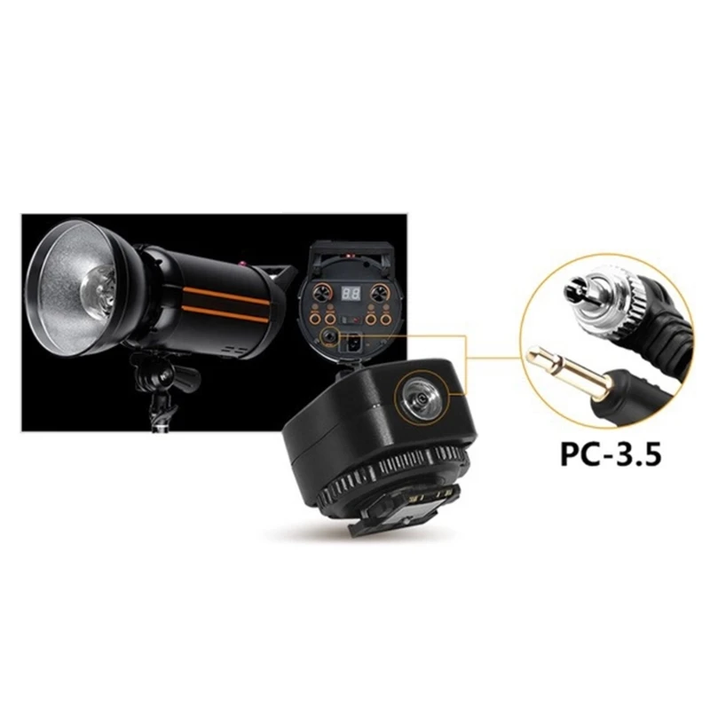 TF335 Flashing Hot Shoe Sync Adapter Dedicated Hotshoe Adapter Converter for A7S A7SII A7R A7RII A7II NEX6 RX1 RX1R RX10