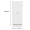 Pantry Cabinet Cupboard with 2 Doors, Adjustable Shelves, Standing, Storage for Kitchen, Laundry or Utility Room, White 3