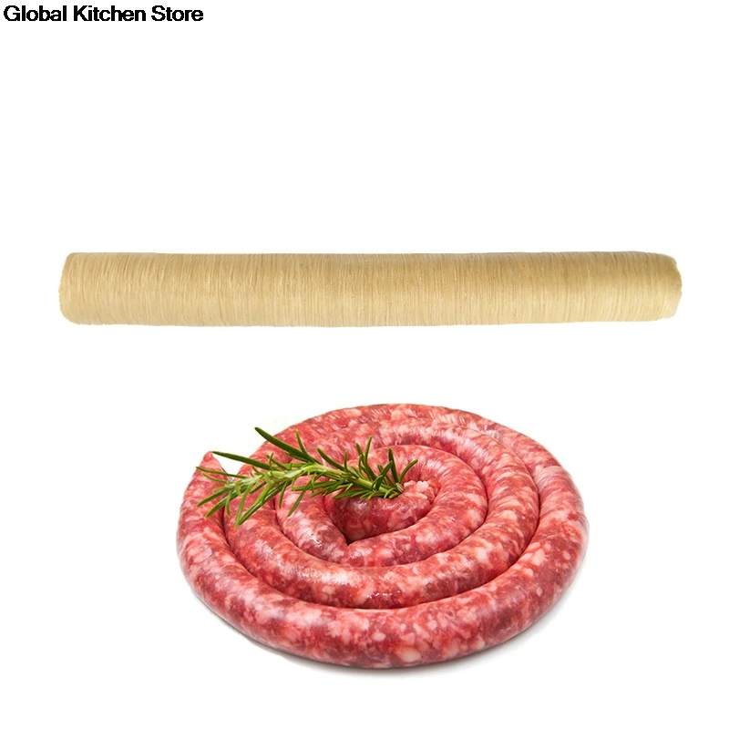 1pc Sausage Casing 15M*18MM Meat Packing Tools Filler Shell for Sausage Maker Sausage Stuffing Machine