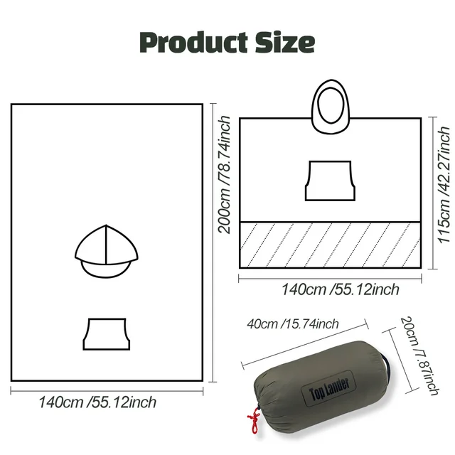 Outdoor Down Poncho Blanket 6