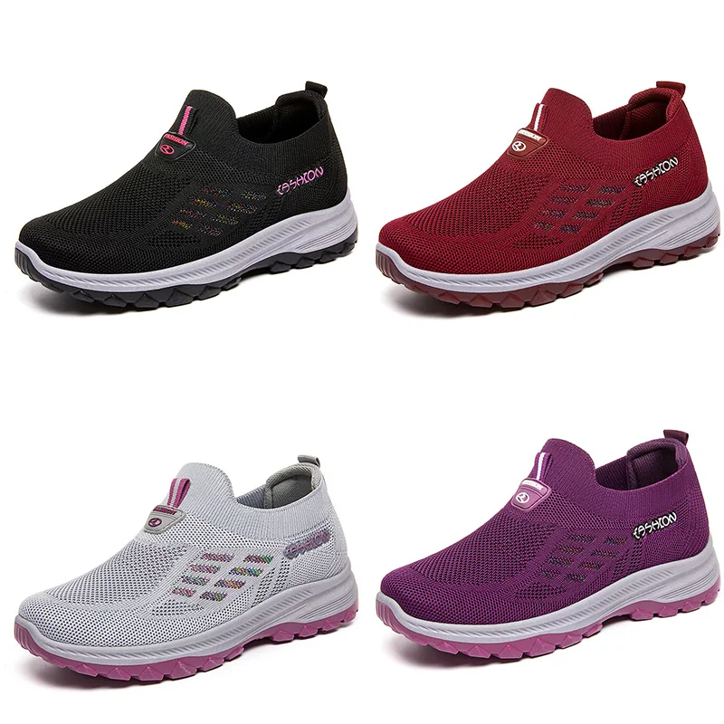 TaoBo-zapatos transpirables para caminar para mujer, zapatillas cómodas de  suela suave, sin encaje, tenis, verano, 2023 - AliExpress