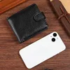PU Leather Mens Wallet Premium Product Wallets for Man Short Black Walet Portefeuille Homme Short Purses 5