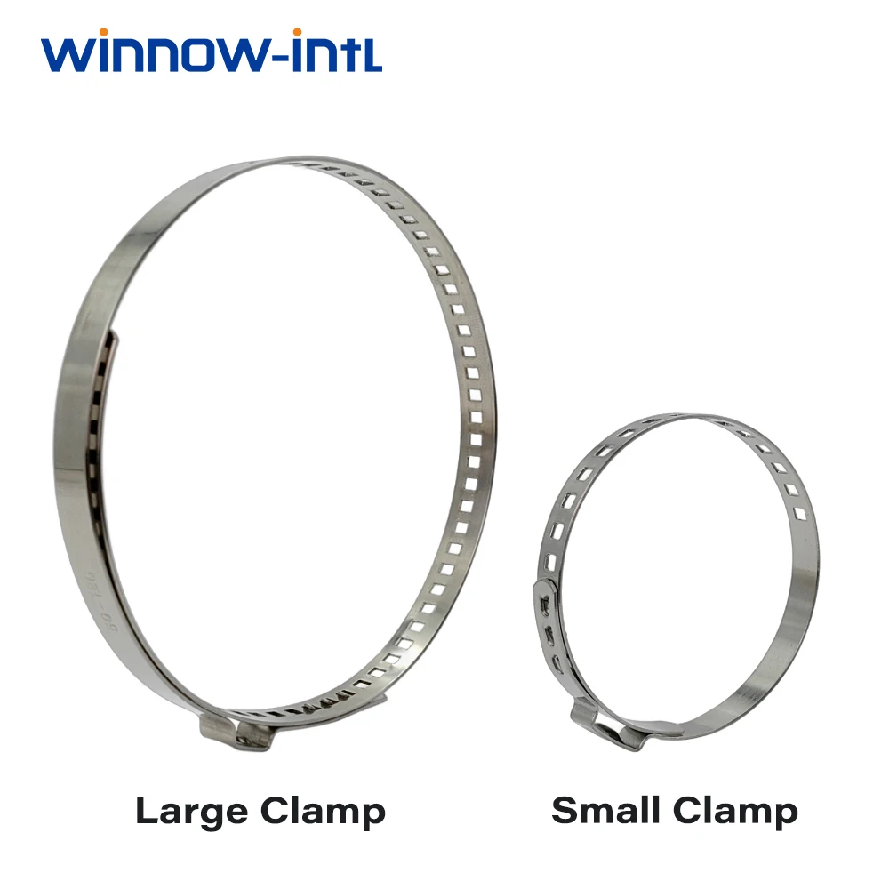 10/20Pcs Universal Stainless Steel Clamps For Driveshaft CV Joints Boot Kit 20-120mm 20-50mm 50-120mm universal clamps