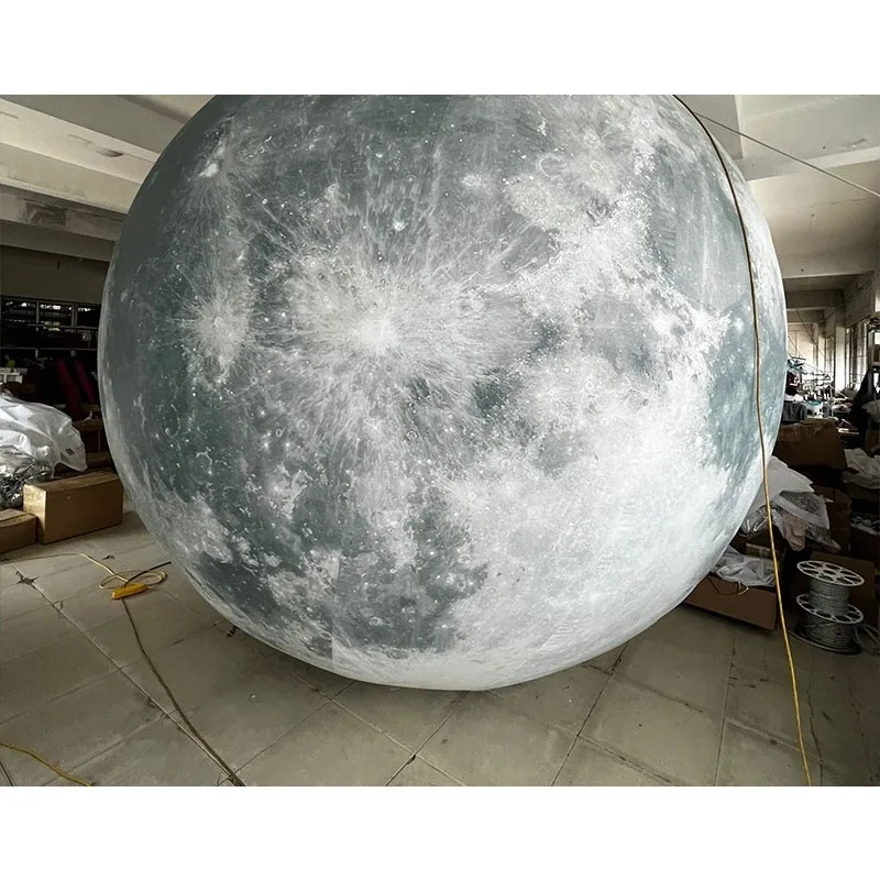 

big size inflatable moon planet ball for theme party ideas