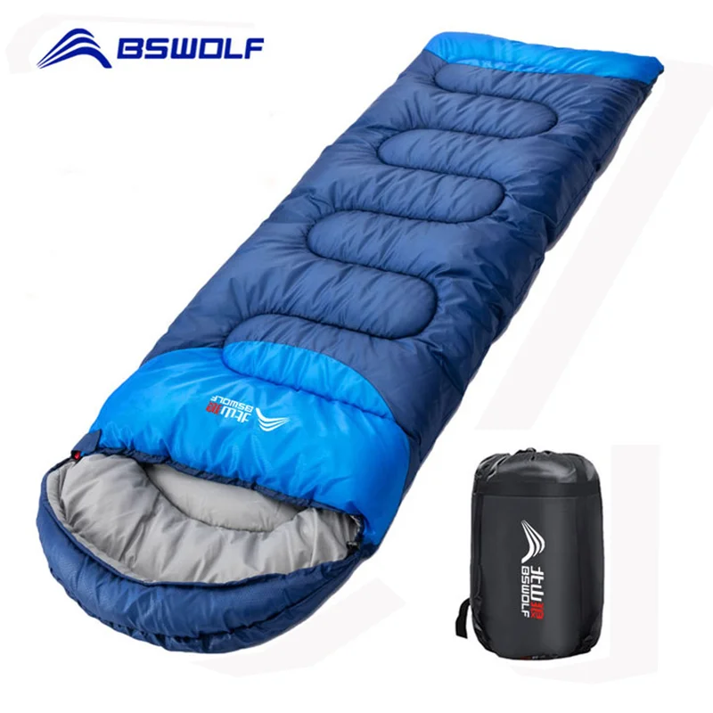 Bswolf Camping Sleeping Bag Ultralight Waterproof 4 Season Warm Envelope Backpacking Sleeping