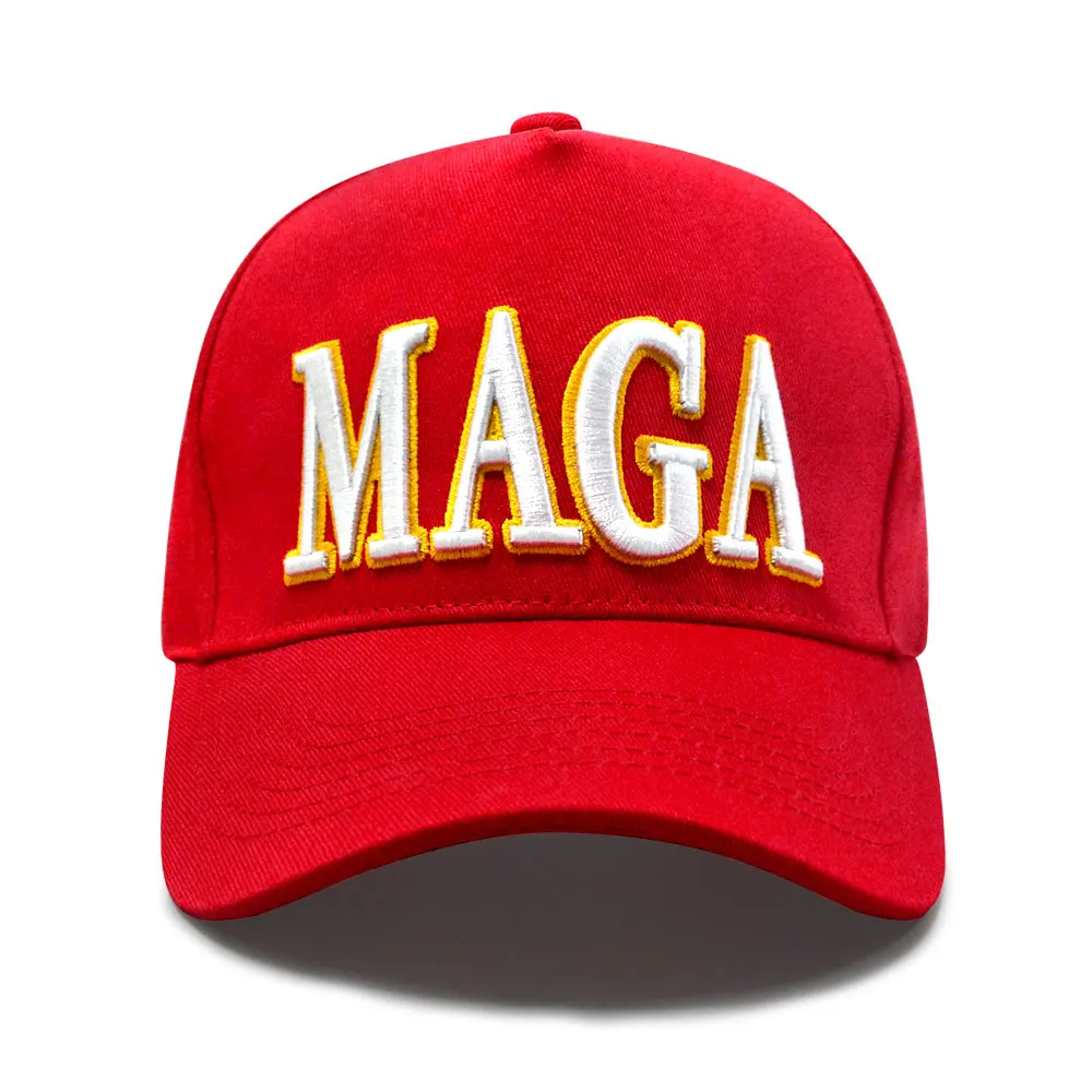 New MAGA Letter Embroidery Baseball Cap Unisex Outdoor Sports Peaked Cap Sun Hat 3