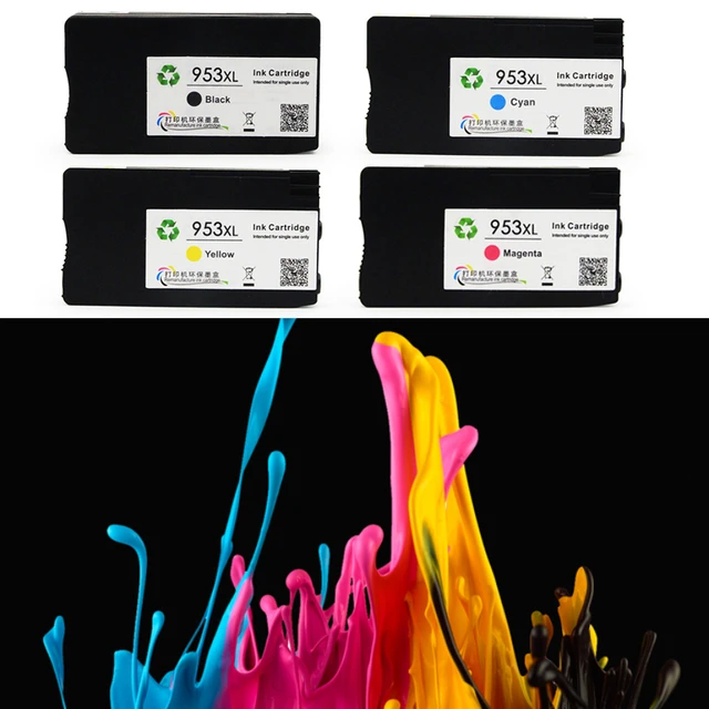 HP 953 Ink Cartridge Multicolor with Black, Cyan