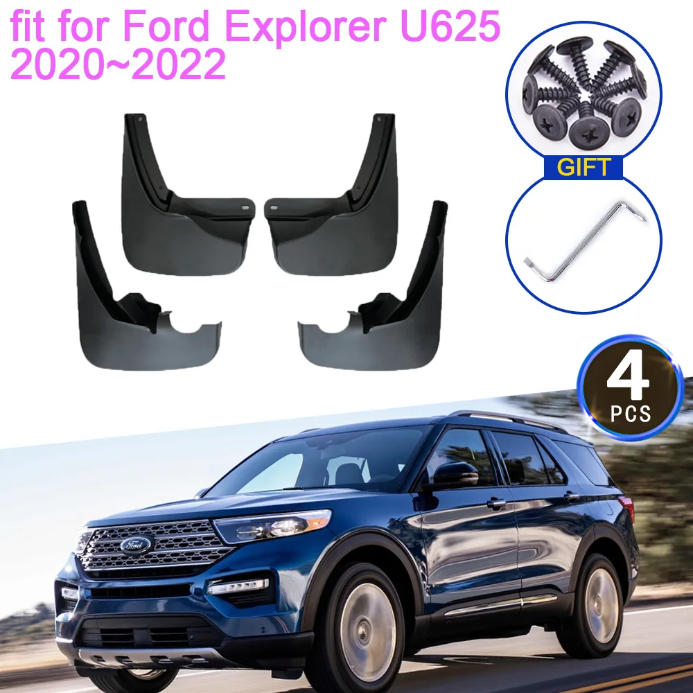 Front & Rear Car Mud Flaps Splash Guards Fender Trim For 2020-2023 Ford  Explorer