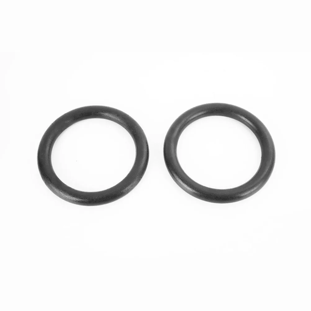 Gymnastic Rings ABS Fitness Gym Rings Pull-Up Gymnastic Ring For Body Strength Chin Up Training Workout (Black) gymnastic rings