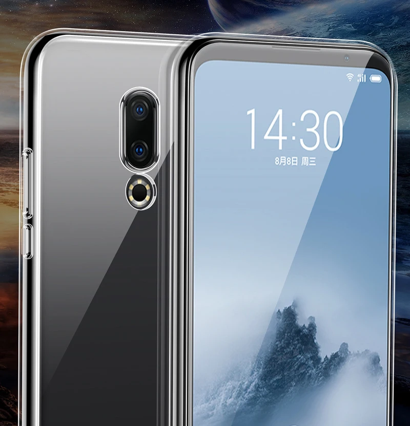 Ultra Thin Clear Silicone TPU Soft Back Cover