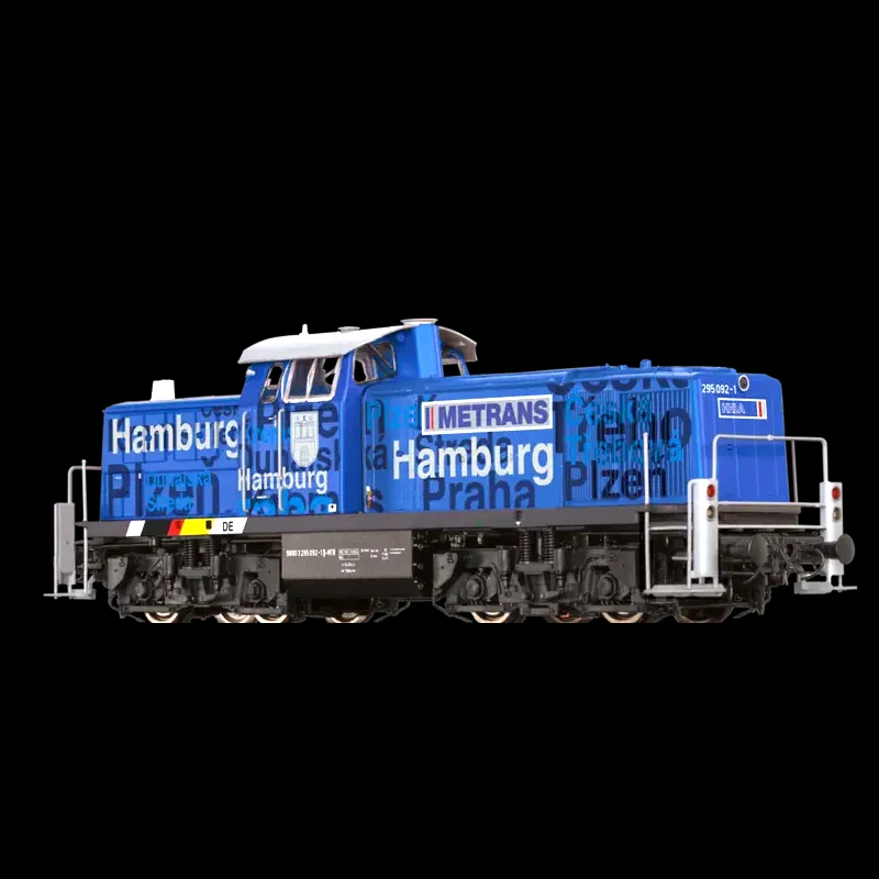 Train Model 1:87 HO BR295 Hamburg Diesel Engine Digital Sound Effect 41536 Dark Blue Electric Toy Train