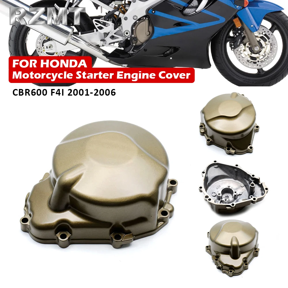 2001 2002 2003 2004 2005 CBR 600 F4Iオートバイ部品交換と互換性のあるエンジンステーターカバー オートバイ左 ステーターエンジンクランクケースカバー ガスケット付き ホンダ CBR600 CBR 600 F4I 2001 2002 Compatible  With For Cbr600 For F4i 2001 2002 2003 2004 ... エンジンステーターカバー Compatible With CBR600 For F4 For F4i 2001 2002 2003