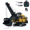 1/25 Mining Digger Metal RC Truck Electric Rope Shovel Painted Finished Remote Control Excavator Heavy Machine Model RC Toys 2