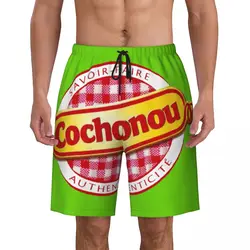 Pig Cochonou Logo Board Shorts Mens Cool Beach Shorts Briefs Quick Dry Swim Trunks