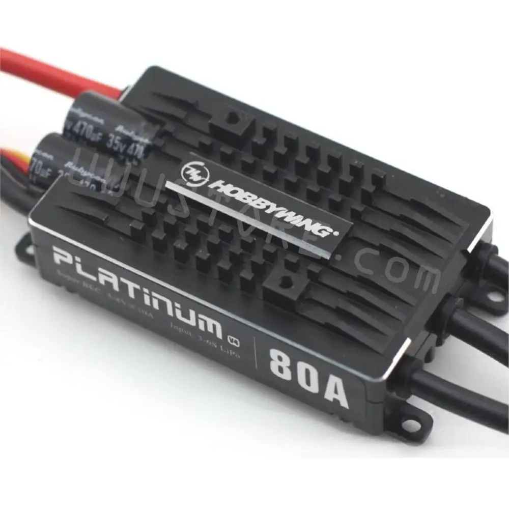 

Оригинальный Hobbywing Platinum Pro V4 80A 3-6S Lipo BEC, пустая форма, бесщеточный ESC для радиоуправляемого дрона, самолета, вертолета