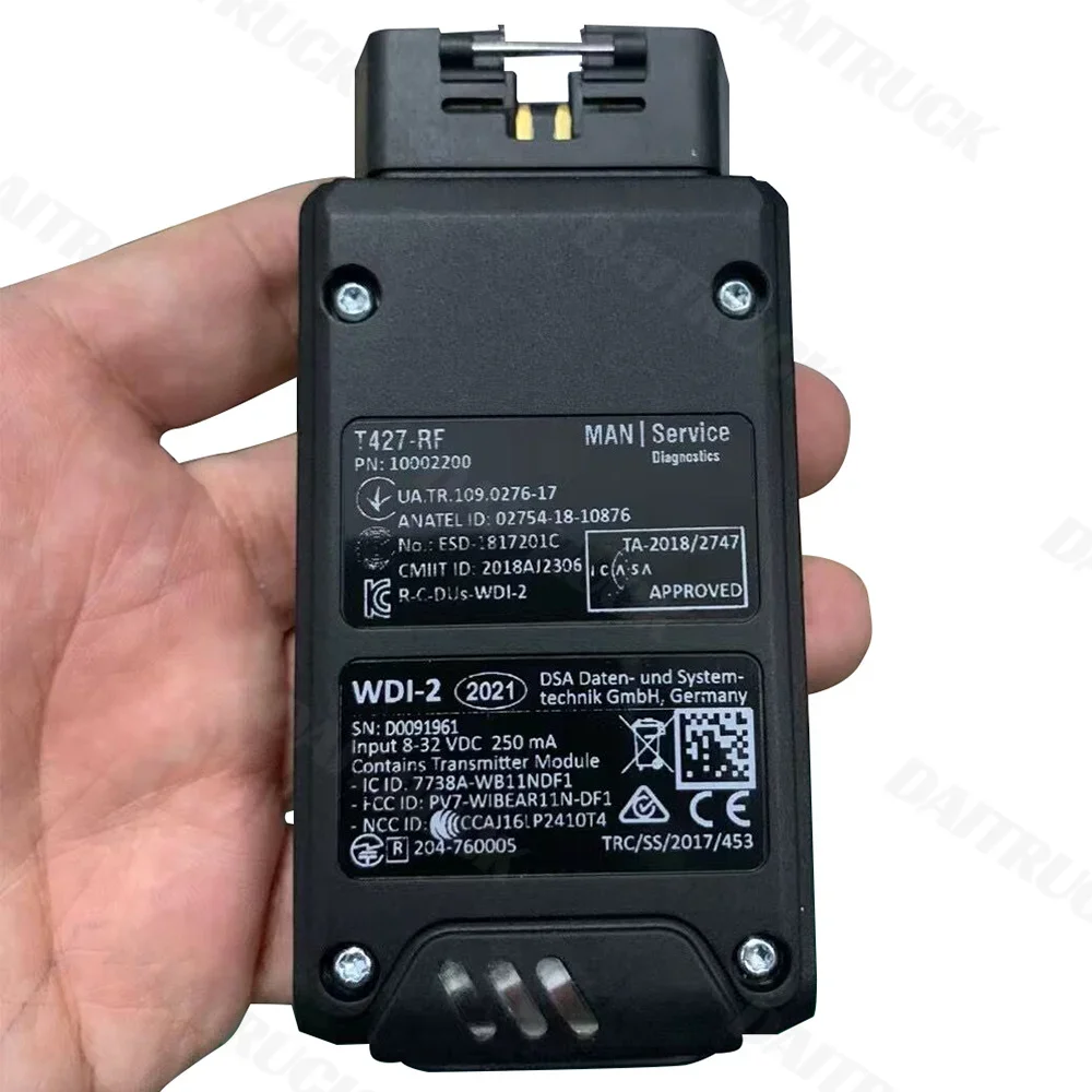 truck bus diagnostic tool T427 WDI-2 Wireless Diagnostic Interface + CF53 CF 53 laptop full set - Image 3