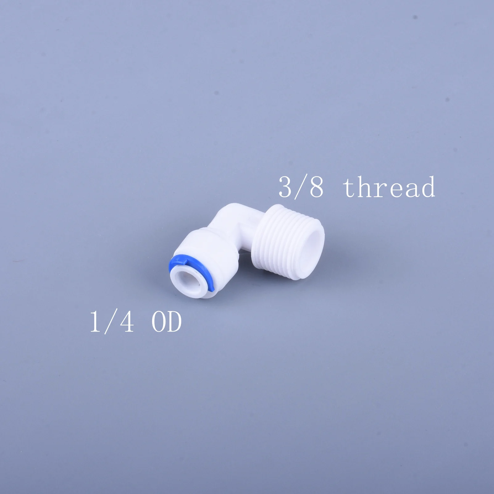

1/4 Quick Connector To 3/8 Male Thread L-Type Hose Fitting for water Pipe Filter Attachment Family RO System Home Improvement