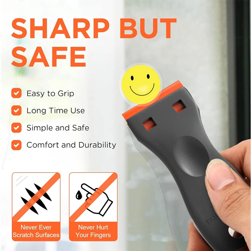 Glue Removal Scraper Multifunctional Plastic Glass Car Film Application Tool Razor Paint
