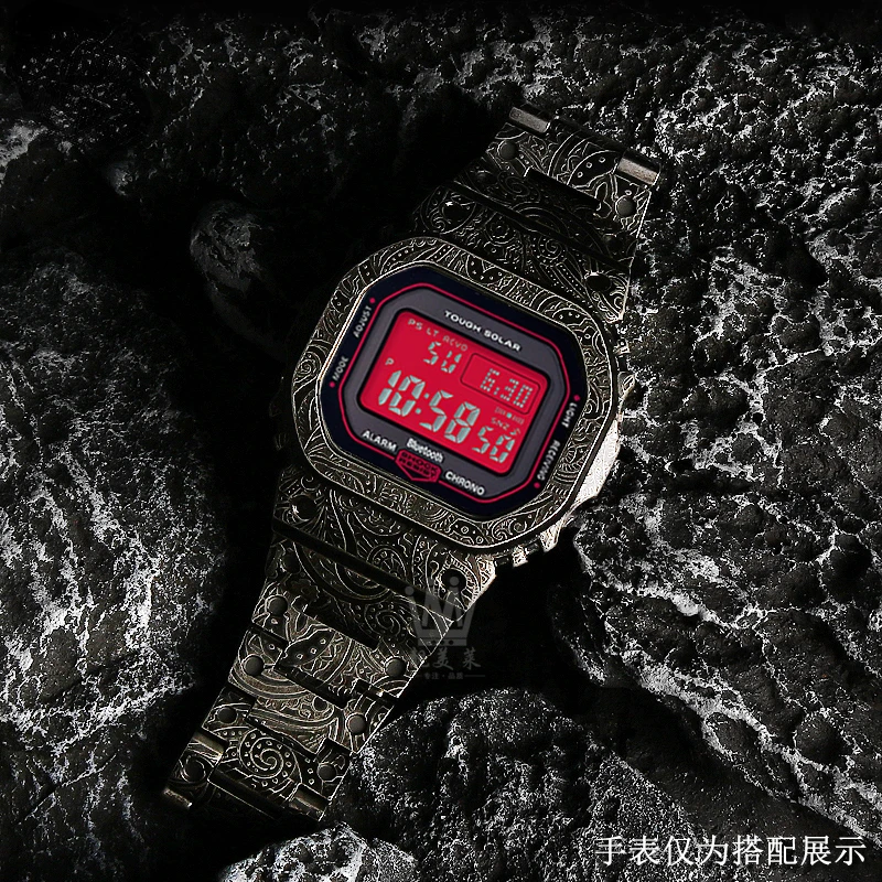 īÿ DW-5600 GW-B5600 Ʈ  ݼ ð Ʈ, 316L η ƿ м  ð  ̽ , DW5000 DW5600