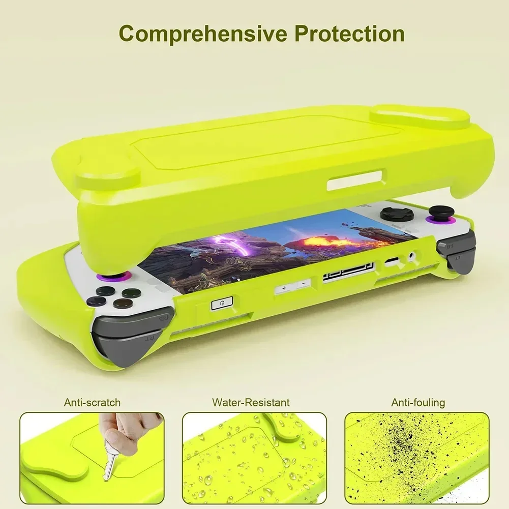 Cover per console di gioco per Asus ROG Ally con custodia rimovibile, guscio anteriore antiurto, custodia protettiva, accessori per console di gioco - immagine 4
