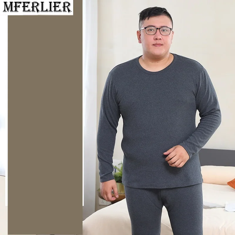 

Winter spring plus Size 8XL 9XL 10XL 12XL Thermal Underwear stretch elastic Tops and pants Soft cotton Thermal Underwear 200KG