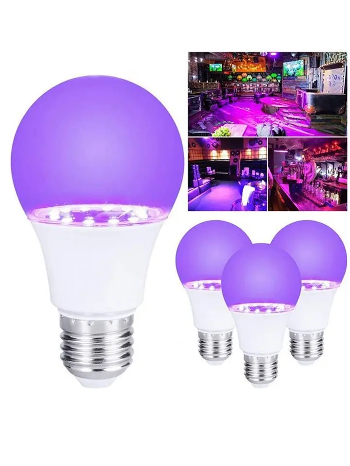 Uv-装飾用の紫色の光の電球,不透明な光,ディスコ,ホテル
