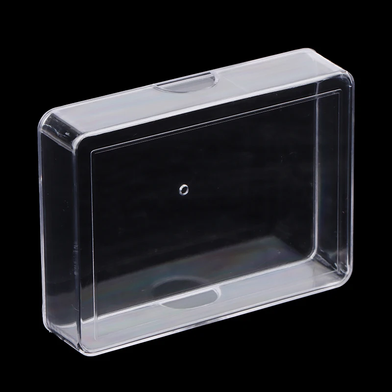 1PC Card Storage Box Empty Storage Box For Game Card Transparent Playing Card Box Trading Case Storage Organizer Case