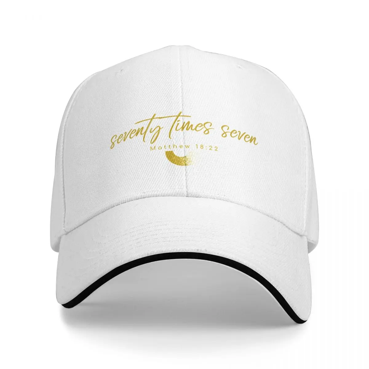 

Forgive Seventy Times Seven, 70 x 7, Matthew 18:22 Cap Baseball Cap gentleman hat hat mens hats Women's