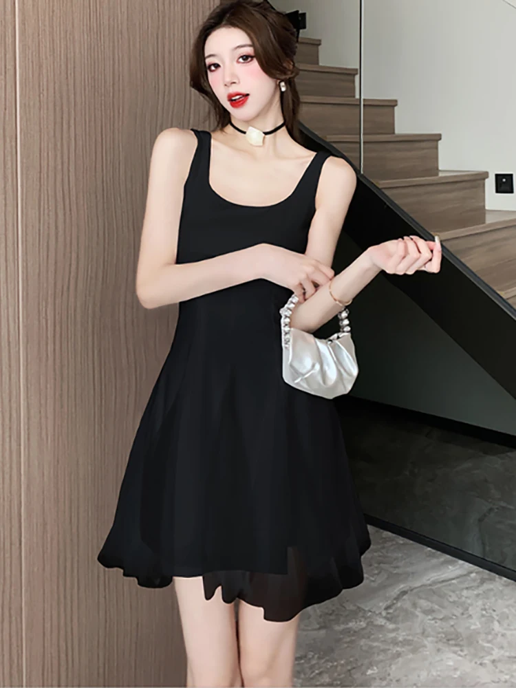 Women Short Sleeve Bodycon Office Lady Dress 2023 Korean Vintage