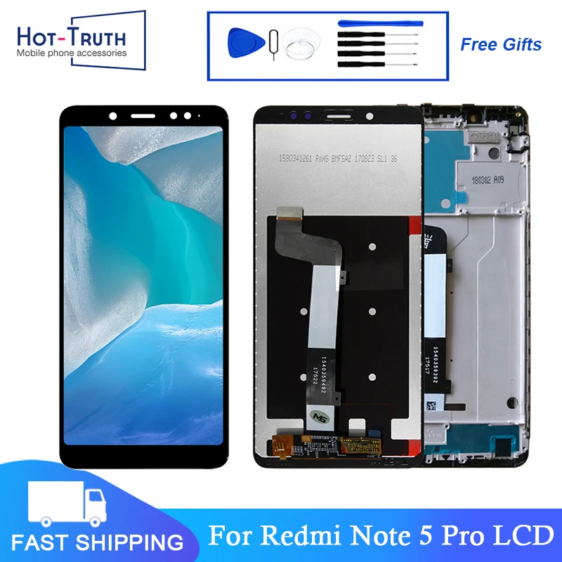 

LCD For Xiaomi Redmi Note 5 Pro Display Touch Digitizer Screen Assembly For MEI7S MEI7 Mobile Phone Replacement