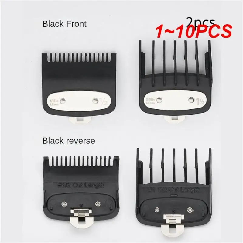 

1~10PCS Electric Hair Clippers Limit Comb Haircut Calipers Electroplating Limit Comb Positioning Comb Beard Trimmers