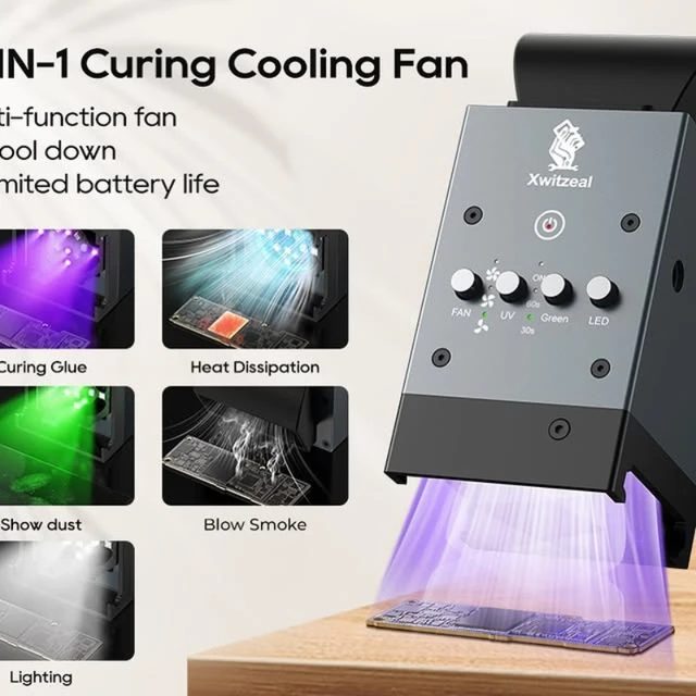 مروحة Xwitzeal المزدوجة للصيانة – تبريد سريع ومعالجة UV (2 في 1) 6