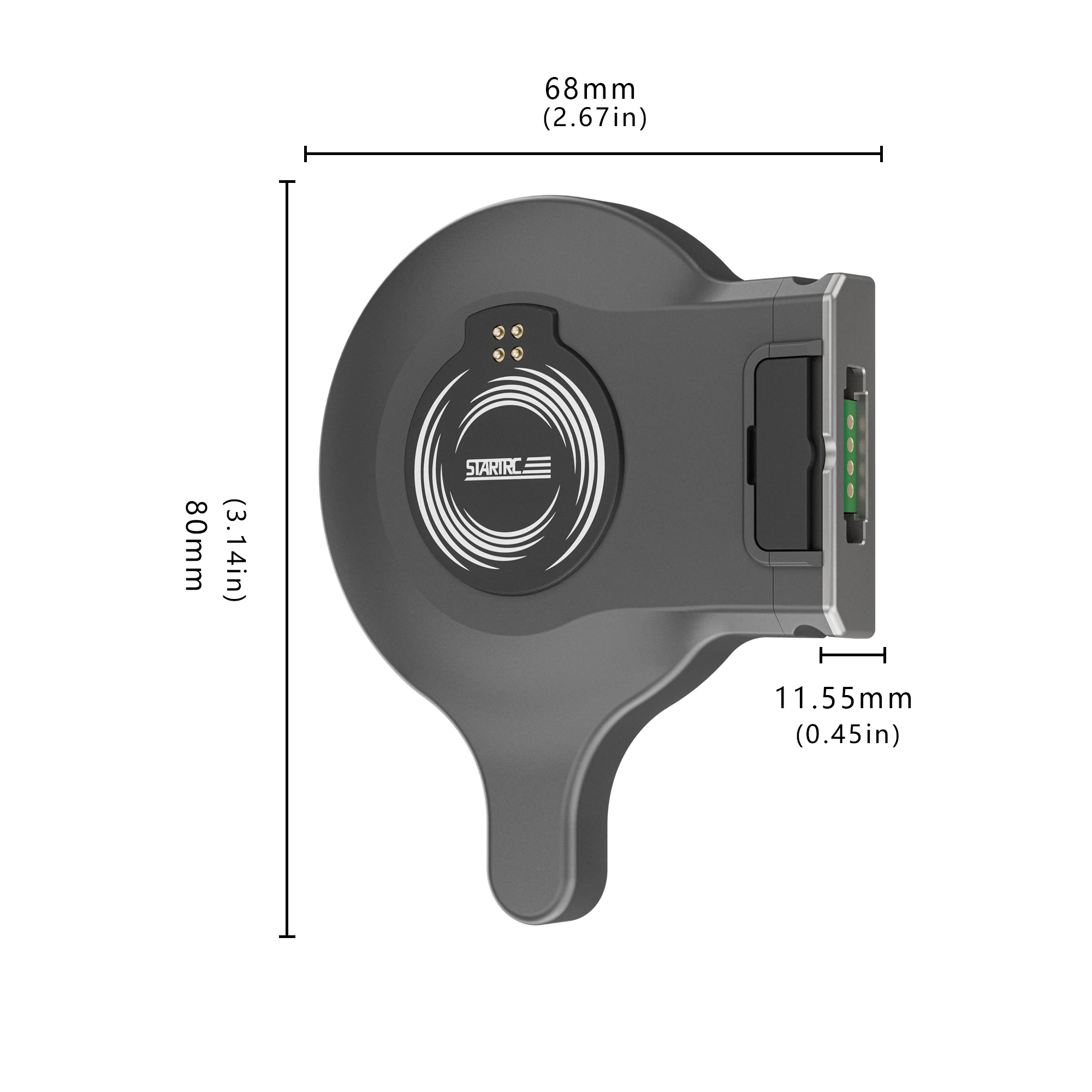 Support magnétique pour DJI Osmo Mobile 7/8, fixation téléphone